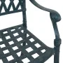 Sillas de jardín 2 piezas Verde de aluminio de , Sillas de jardín - Ref: Foro24-42002377, Precio: 210,32 €, Descuento: -5%%