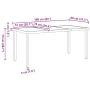 Set de 5 Piezas de Comedor de Jardín Negro Poliratán by , Garden chairs - Ref: Foro24-3379236, Price: 295,08 €, Discount: -5%%