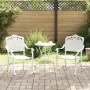 Silla de Exterior Blanca Metal 62 x 64 x 93 cm Duradera von , Gartenstühle - Ref: Foro24-42002380, Preis: 210,32 €, Rabatt: -5%%