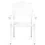 Silla de Exterior Blanca Metal 62 x 64 x 93 cm Duradera von , Gartenstühle - Ref: Foro24-42002380, Preis: 210,32 €, Rabatt: -5%%