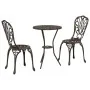 Set de Bistro de Jardín de 3 Piezas en Aluminio Fundido Bronce de , Conjuntos de jardín - Ref: Foro24-42002382, Precio: 203,4...