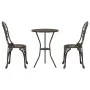 Set de Bistro de Jardín de 3 Piezas en Aluminio Fundido Bronce de , Conjuntos de jardín - Ref: Foro24-42002382, Precio: 203,4...