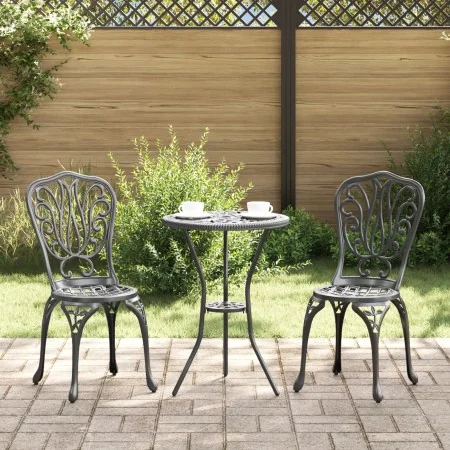 Set de Bistro de Jardín de 3 Piezas en Aluminio Fundido Negro von , Gartensets - Ref: Foro24-42002383, Preis: 208,35 €, Rabat...