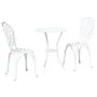 Conjunto de Bistro de Jardín de 3 Piezas de Aluminio Fundido Blanco von , Gartensets - Ref: Foro24-42002384, Preis: 165,96 €,...