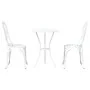 Conjunto de Bistro de Jardín de 3 Piezas de Aluminio Fundido Blanco von , Gartensets - Ref: Foro24-42002384, Preis: 165,96 €,...