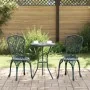Set de Bistro de Jardín de 3 Piezas Verde de Aluminio Fundido by , Garden sets - Ref: Foro24-42002385, Price: 203,45 €, Disco...