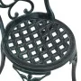 Set de Bistro de Jardín de 3 Piezas Verde de Aluminio Fundido by , Garden sets - Ref: Foro24-42002385, Price: 203,45 €, Disco...