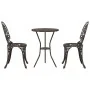 Set de Bistro de Jardín de 3 Piezas Bronce de Aluminio Fundido | Foro24.es | Tu tienda online para hogar, jardín y más Foro24.es