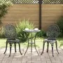 Conjunto de Bistro de Jardín de 3 Piezas Negro de Aluminio Fundido by , Garden sets - Ref: Foro24-42002387, Price: 203,43 €, ...