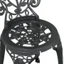 Conjunto de Bistro de Jardín de 3 Piezas Negro de Aluminio Fundido by , Garden sets - Ref: Foro24-42002387, Price: 203,43 €, ...