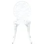 Conjunto de Bistro de Jardín de 3 Piezas Blanco de Aluminio Fundido by , Garden sets - Ref: Foro24-42002388, Price: 203,24 €,...