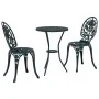 Conjunto de Bistro de Jardín de 3 Piezas Verde de Aluminio Fundido by , Garden sets - Ref: Foro24-42002389, Price: 203,43 €, ...