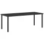 Juego de Comedor de Jardín de 9 Piezas Negro Textilene y Acero by , Garden chairs - Ref: Foro24-3379344, Price: 369,34 €, Dis...