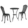 Set de Bistro de Jardín de 3 Piezas en Negro de Aluminio Fundido | Foro24.es | Tu tienda online para hogar, jardín y más Foro24.es