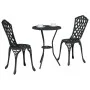 Set de Bistro de Jardín de 3 Piezas en Negro de Aluminio Fundido | Foro24.es | Tu tienda online para hogar, jardín y más Foro24.es