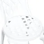 Juego de Bistro de Jardín de 3 Piezas Color Blanco en Aluminio Fundido | Foro24.es | Tu tienda online para hogar, jardín y más Foro24.es