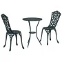 Conjunto de bistro de jardín de 3 piezas Verde de aluminio fundido by , Garden sets - Ref: Foro24-42002393, Price: 203,45 €, ...