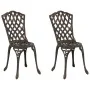 Sillas de Jardín 2 pcs Bronce de Aluminio Fundido von , Gartenstühle - Ref: Foro24-42002394, Preis: 124,62 €, Rabatt: %
