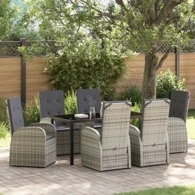 Conjunto de Comedor de Jardín de 7 Piezas con