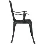 Sillas de jardín 2 piezas Color Negro de Aluminio Fundido de , Sillas de jardín - Ref: Foro24-42002399, Precio: 156,89 €, Des...