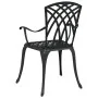 Sillas de jardín 2 piezas Color Negro de Aluminio Fundido de , Sillas de jardín - Ref: Foro24-42002399, Precio: 156,89 €, Des...