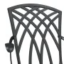 Sillas de jardín 2 piezas Color Negro de Aluminio Fundido de , Sillas de jardín - Ref: Foro24-42002399, Precio: 156,89 €, Des...