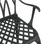Sillas de jardín 2 piezas Color Negro de Aluminio Fundido de , Sillas de jardín - Ref: Foro24-42002399, Precio: 156,89 €, Des...