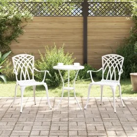 Sillas de Jardín 2 pcs en Aluminio Fundido Blanco de , Sillas de jardín - Ref: Foro24-42002400, Precio: 162,60 €, Descuento: ...