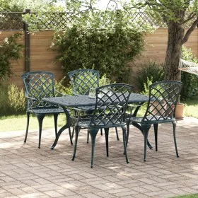 Comprar Sillas de Jardín apilables 4 piezas Verde