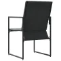 Sillas de Jardín con Cojines 4 pcs Negras Textileno by , Garden chairs - Ref: Foro24-42003025, Price: 143,46 €, Discount: %