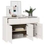 Aparador ""DRAMMEN"" Blanco 114x43x75,5 cm Madera Sólida de Pino | Foro24.es | Tu tienda online para hogar, jardín y más Foro24.es