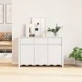 Aparador ""DRAMMEN"" Blanco 114x43x75,5 cm Madera Sólida de Pino | Foro24.es | Tu tienda online para hogar, jardín y más Foro24.es