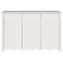 Aparador ""DRAMMEN"" Blanco 114x43x75,5 cm Madera Sólida de Pino | Foro24.es | Tu tienda online para hogar, jardín y más Foro24.es