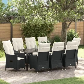 Conjunto de Comedor de Jardín de 9 Piezas con