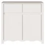 Aparador ""DRAMMEN"" Blanco 79x43x75,5 cm Madera Sólida de Pino | Foro24.es | Tu tienda online para hogar, jardín y más Foro24.es