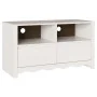 mueble para TV ""DRAMMEN"" Blanco 99x43x55 cm de Madera Sólida de Pino | Foro24.es | Tu tienda online para hogar, jardín y más Foro24.es