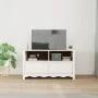mueble para TV ""DRAMMEN"" Blanco 99x43x55 cm de Madera Sólida de Pino | Foro24.es | Tu tienda online para hogar, jardín y más Foro24.es