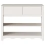 Mesa Consola ""DRAMMEN"" Blanca 89,5x37x73 cm Madera Sólida de Pino | Foro24.es | Tu tienda online para hogar, jardín y más Foro24.es