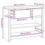 mesa consola ""DRAMMEN"" 89,5x37x73 cm de madera maciza de pino | Foro24.es | Tu tienda online para hogar, jardín y más Foro24.es