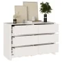 Comoda ""DRAMMEN"" Blanca 111x43x73,5 cm de Madera Sólida de Pino by , Drawers - Ref: Foro24-42003051, Price: 188,68 €, Disco...