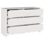 Comoda ""DRAMMEN"" Blanca 111x43x73,5 cm de Madera Sólida de Pino by , Drawers - Ref: Foro24-42003051, Price: 188,68 €, Disco...