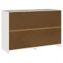 Comoda ""DRAMMEN"" Blanca 111x43x73,5 cm de Madera Sólida de Pino by , Drawers - Ref: Foro24-42003051, Price: 188,68 €, Disco...