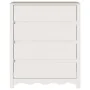 Cajonera ""DRAMMEN"" Blanca 76,5x40x91 cm Madera Maciza de Pino | Foro24.es | Tu tienda online para hogar, jardín y más Foro24.es