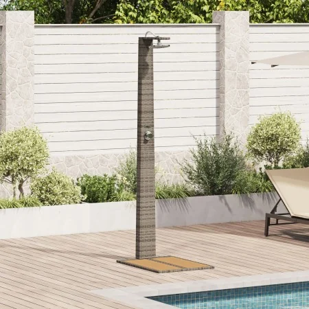 Ducha de Jardín Gris 60x80x214 cm Resina de Polietileno | Foro24.es | Tu tienda online para hogar, jardín y más Foro24.es