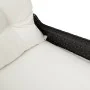 Sillón reclinable con cojín de poliratán negro de , Sillas de jardín - Ref: Foro24-42003418, Precio: 139,78 €, Descuento: -5%%
