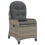 Sillón Reclinable con Cojín Gris de Ratán Poliéster | Foro24.es | Tu tienda online para hogar, jardín y más Foro24.es