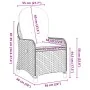 Sillón Reclinable con Cojín Gris de Ratán Poliéster | Foro24.es | Tu tienda online para hogar, jardín y más Foro24.es
