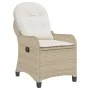 Sillón Recliner con Cojín Beige de Poliratán | Foro24.es | Tu tienda online para hogar, jardín y más Foro24.es
