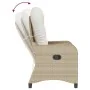 Sillón Recliner con Cojín Beige de Poliratán | Foro24.es | Tu tienda online para hogar, jardín y más Foro24.es