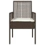 Sillas de Jardín 2 pcs con Cojines Marrón Poliratán | Foro24.es | Tu tienda online para hogar, jardín y más Foro24.es